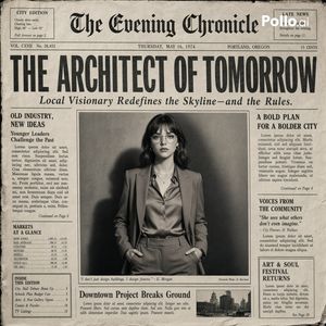 Retro newspaper front page generator preview image