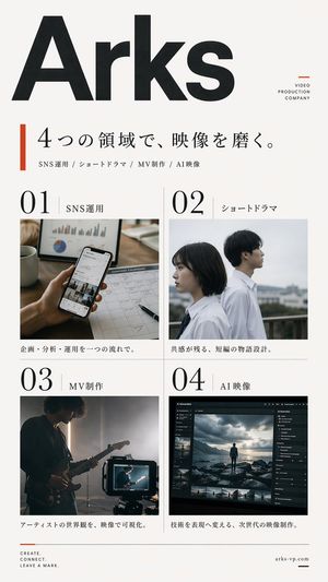 Japanese-style video production poster preview image