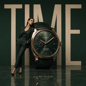 Minimalist luxury watch advertisement preview image