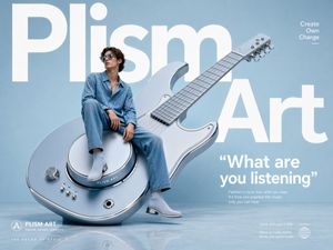Avant-garde fashion eyewear advertisement preview image