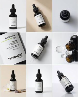 Minimalist serum product collage preview image