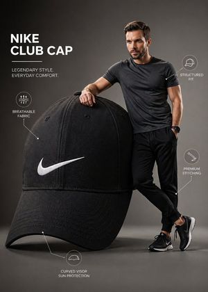High-end brand infographic (including male model) preview image