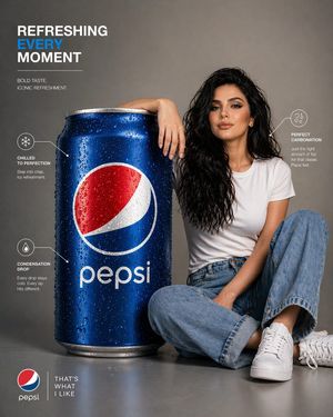 Pepsi infographic ad preview image