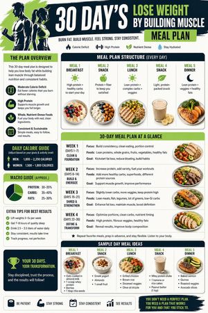 Health and Fitness Infographic Preview Image