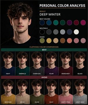 Personal color analysis chart generator preview image