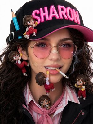 Hyper-realistic beauty ad portrait prompts preview image
