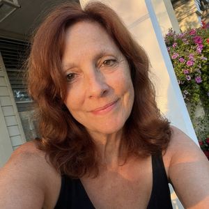 Realistic golden hour porch selfie preview image