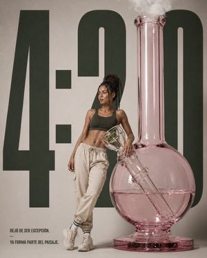 Luxury fashion editorial style 4:20 Product poster preview image