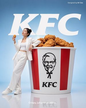 Minimalist KFC commercial preview image