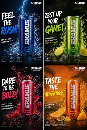 Energy drink brand Instagram creative preview image