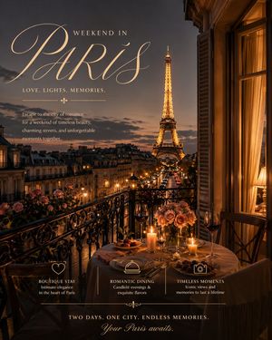 Romantic weekend getaway poster preview image