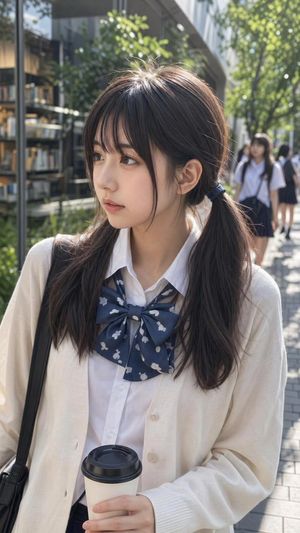 Street photography preview image of an ordinary female student