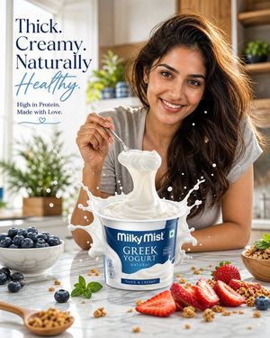 Preview image of a high-end dairy product advertisement