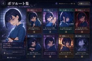 Visual Novel Abandoned Route UI preview image