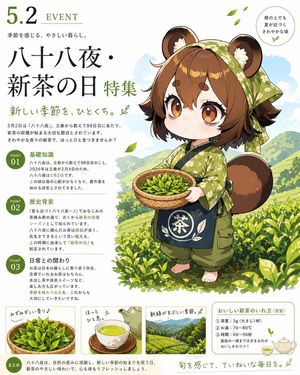 Tanuki New Tea Day Poster Preview Image