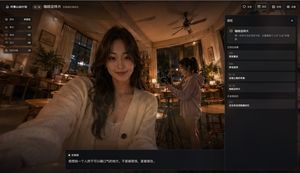 Cinematic Cafe Narrative App UI Preview Image