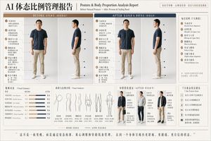 Body posture analysis report infographic preview image