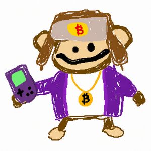 Bitcoin Monkey MS Paint Doodle preview image