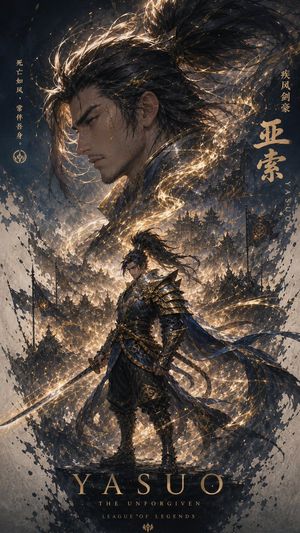 Epic Yasuo Fantasy Poster Preview Image