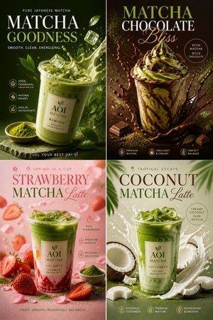 Commercial food photography poster preview image