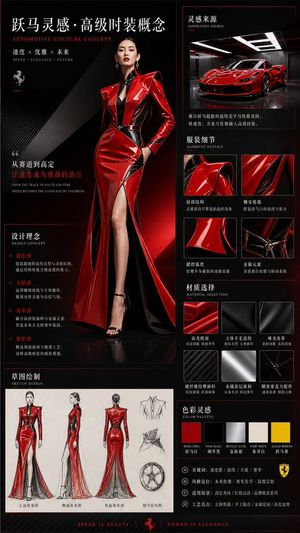 Vehicle-inspired stylish design infographic preview image