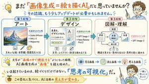 Japanese AI Image Evolution Infographic (Preview Image)