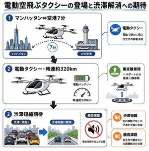 Japan eVTOL traffic information map preview image