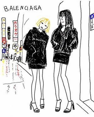 Balenciaga 街头时尚素描 preview image