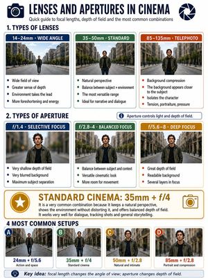 Cinema Lens Infographic Guide preview image