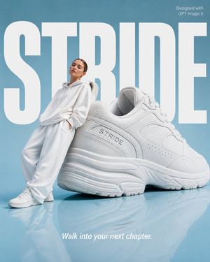 High-End Fashion 'Stride' Poster preview image