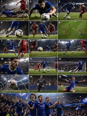 Cinematic Soccer Storyboard preview image