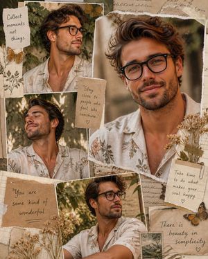 Vintage Scrapbook Aesthetic Collage preview image