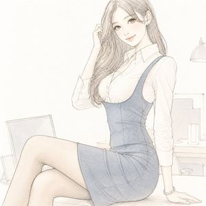 Pale Watercolor Line Art Transformation preview image