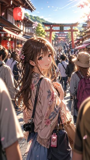 Anime Shrine Street Portrait preview image