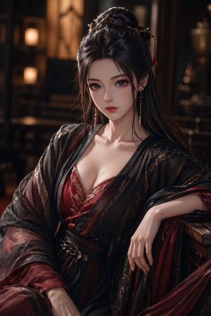 Elegant Wuxia Noblewoman Portrait preview image