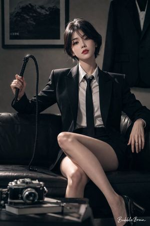 A cool and elegant Korean idol portrait preview image