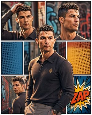 3D Pop Art Comic Grid Preview Image