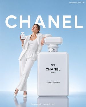 Minimalist perfume advertisement preview image
