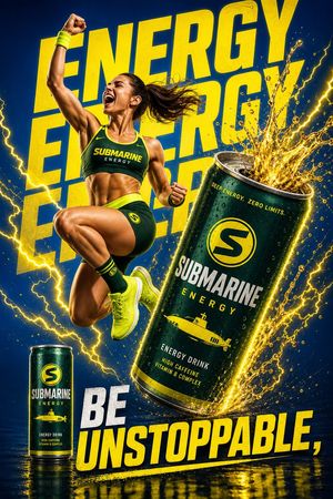 energetic energy drink ad preview image