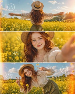 Fashion editor's style floral collage preview image
