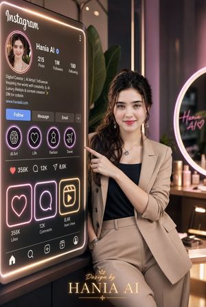奢华 Instagram 个人主页创作海报 preview image