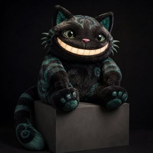 Cheshire Cat plush toy preview image