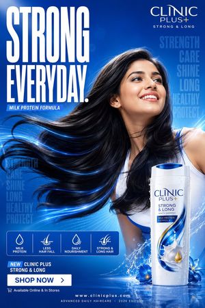 Clinic Plus Strengthening Hair Ad Preview Image