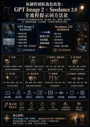 AI-powered film production workflow infographic preview image