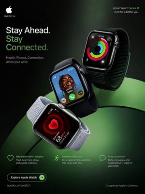 Apple Watch commercial poster preview image