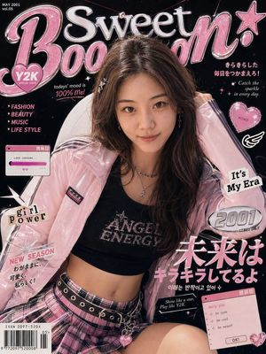 Y2K fashion magazine cover preview image