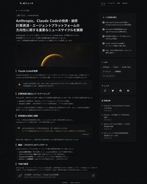 Dark Mode News Article UI Redesign Preview Image