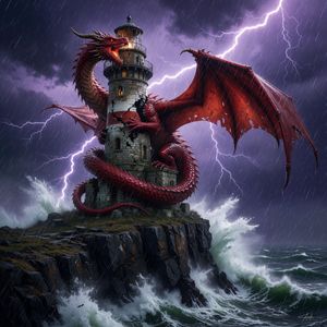 Panlong Lighthouse Storm Preview Image