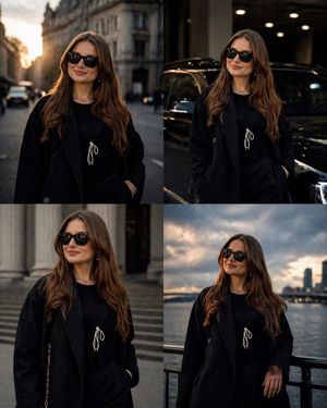Luxury city street portrait preview image