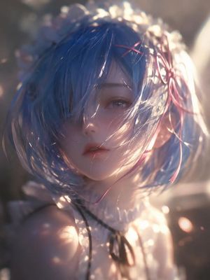 Ethereal anime character portrait preview image